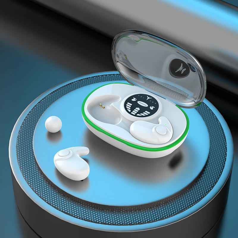 Invisible Sleep Earphones Wireless Bluetooth 5.3 Headphones IPX5 Waterproof Noise Reduction Earbuds Touch Control Headsets