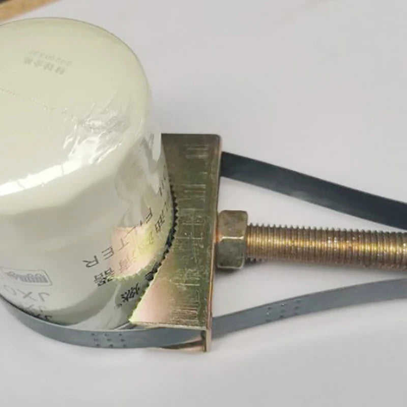 1PC Automobile Spark Repair Tool Auto Oil Filter Wrench With Adjustable Steel Strap Car Oil Filter Removal Hand Tools