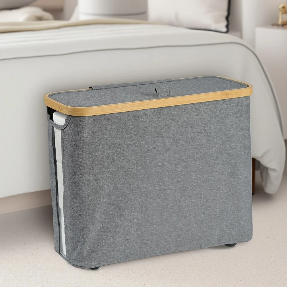 Toilet Paper Storage for Bathroom, Laundry Basket, Ultra-Thin Roll Paper Storage Box for Storing Tissues And Accessories