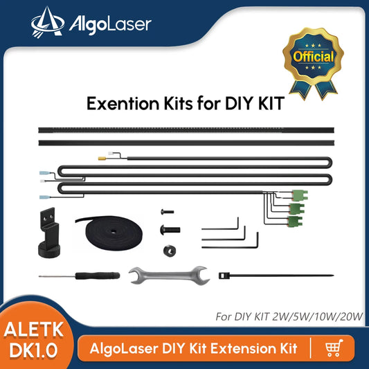 AlgoLaser DIY KIT /Alpha MK1/Alpha MK2 Y-Axis Extension Kit Laser Engraver Expand Working Area to 33.46" x 15.75"（850mm*400mm)