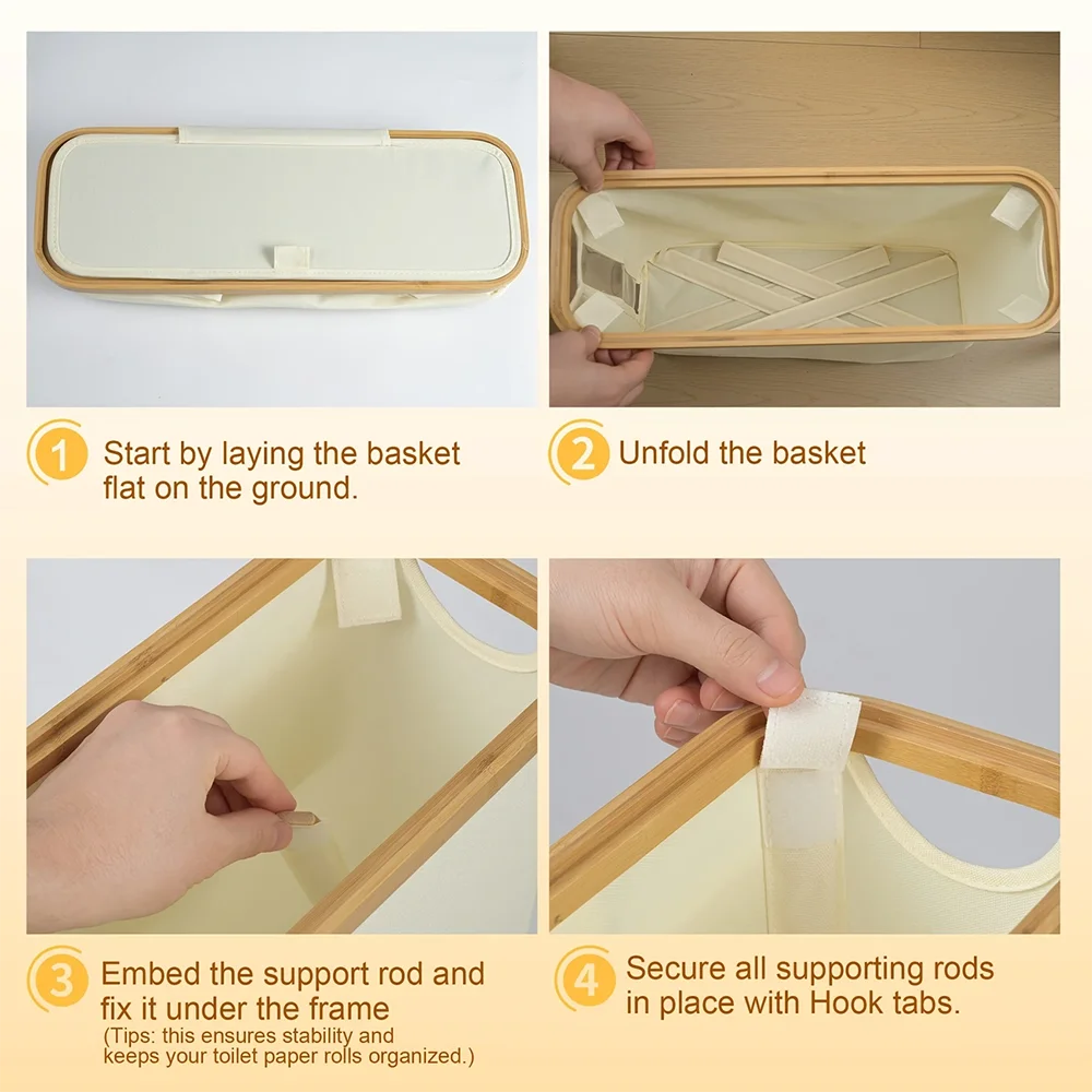 Toilet Paper Storage for Bathroom, Laundry Basket, Ultra-Thin Roll Paper Storage Box for Storing Tissues And Accessories