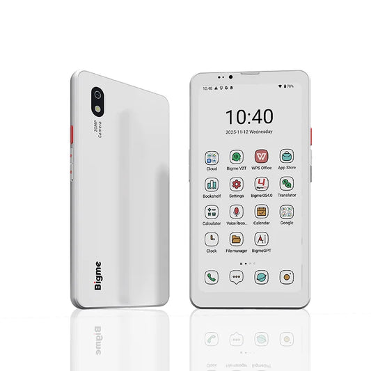 Bigme Hibreak Pro Color E-Ink ebook reader, 6.13'' electronic book with dual cam, Android 14, 8+256GB ereader, 4G calling & NFC