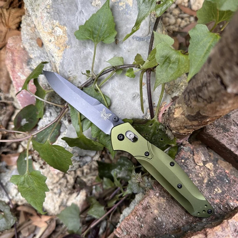 BM 940 Portable Folding Knife D2 Steel Blade Aluminum Alloy Handle Outdoor Camping Survival Tactics EDC Pocket Knife Men's Gift