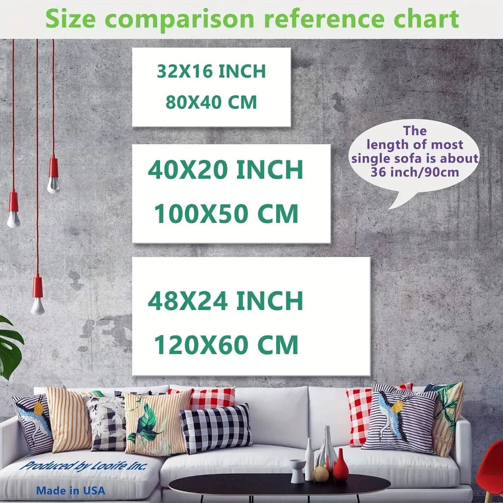 Abstract sun pattern canvas print with 1.5 inch thick pine frame interior vintage classic art trim