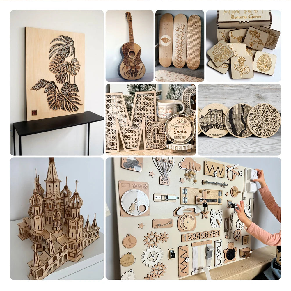 AlgoLaser DIY KIT /Alpha MK1/Alpha MK2 Y-Axis Extension Kit Laser Engraver Expand Working Area to 33.46" x 15.75"（850mm*400mm)