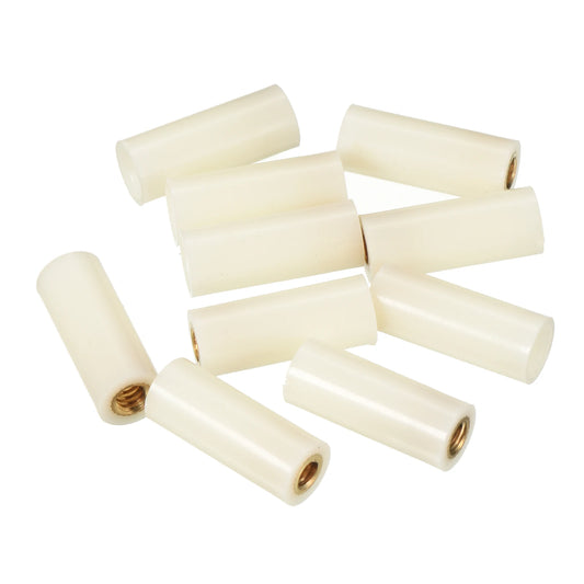 10/11/13mm Dia Pool Cue Ferrules, 10 Pack Snooker Billiard Cue Tips Ferrules Screw-on Pool Stick Tips Replacement Accessories