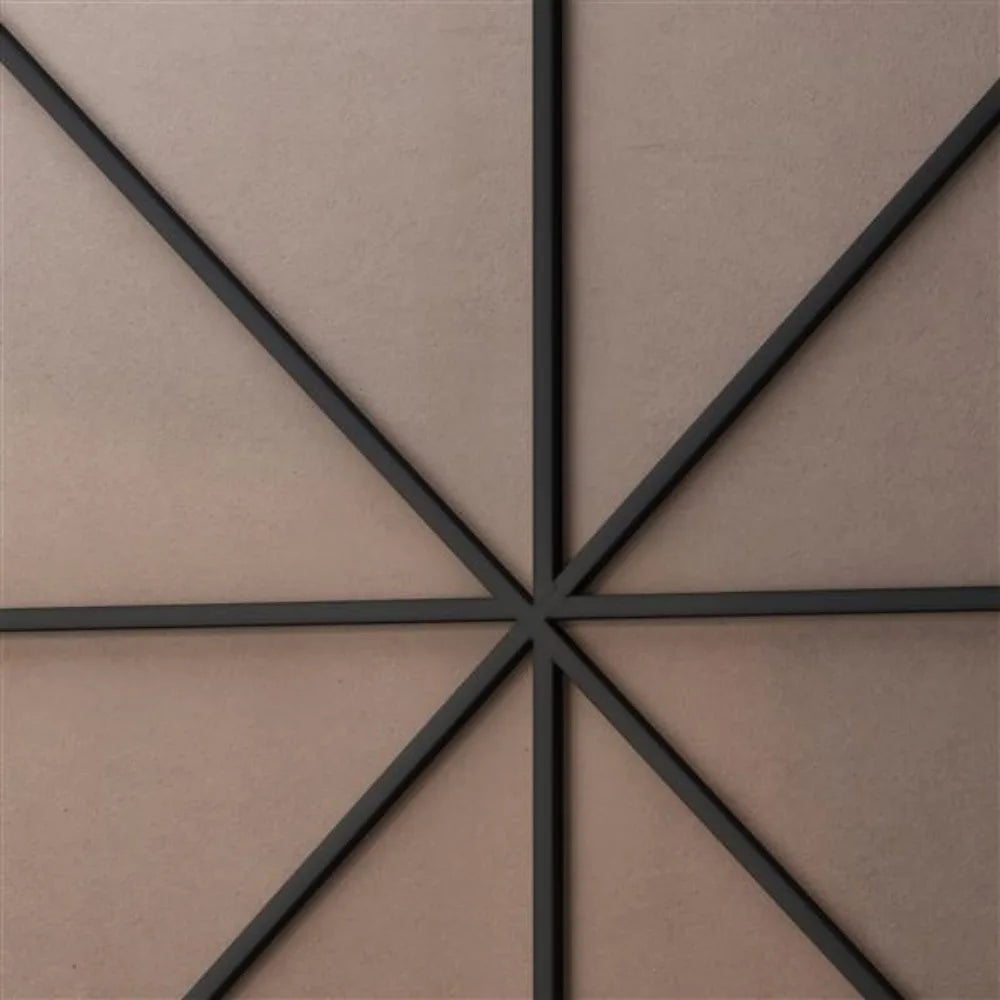 Wall Mirror 42 Inch Black Circular Mirror Metal Framed Mirror Round Vanity Mirror Dressing Mirror, for Bathroom, Living Room, Be