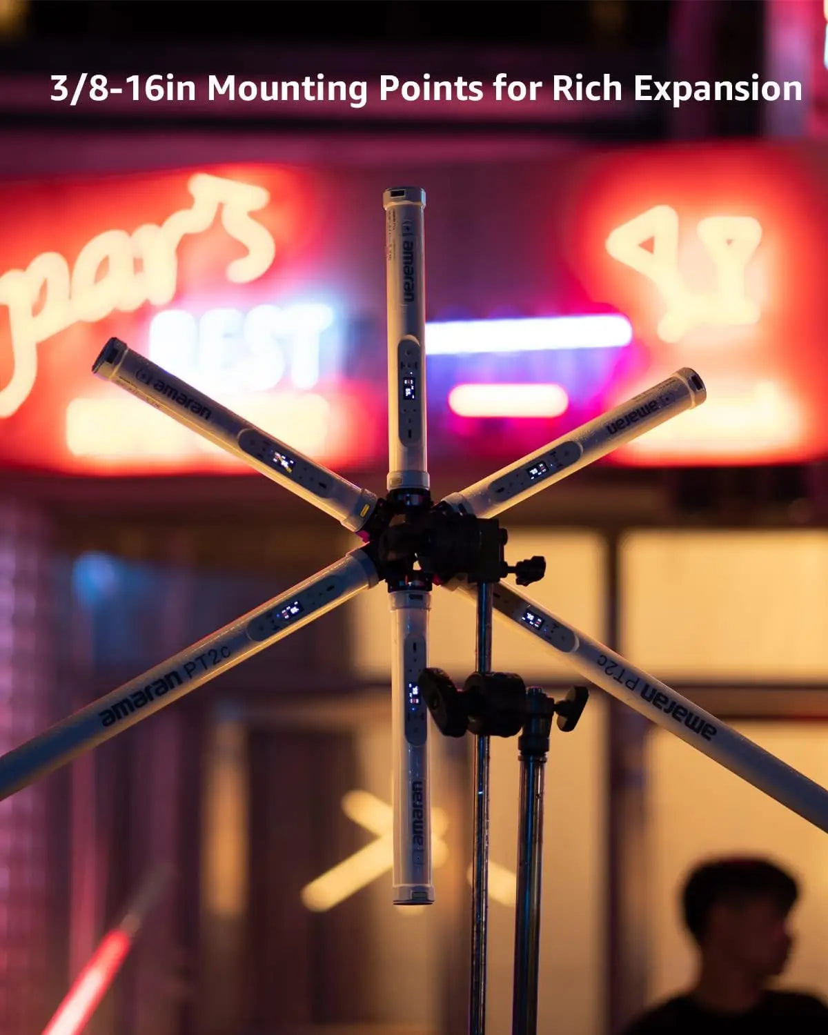 Aputure amaran PT4c Ultra-portable Full-Color LED Pixel Tube Magnetic Attraction Light Video Studio Photography Lighting