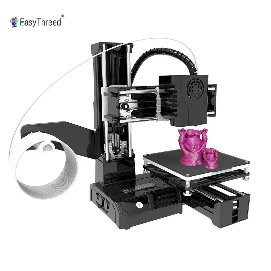 K7 EasyThreed Mini 3D Printer Kit DIY Complete Simple 3d Printing Machine K9 EasyThreed For Kids And Beginner