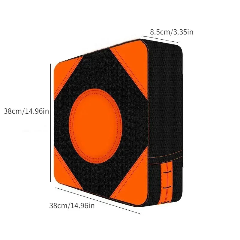 Square Wall Target PU Leather Boxing Training Sandbag Adjustable Height Wall Punching Pad Wall Sandbag for Fitness Taekwondo
