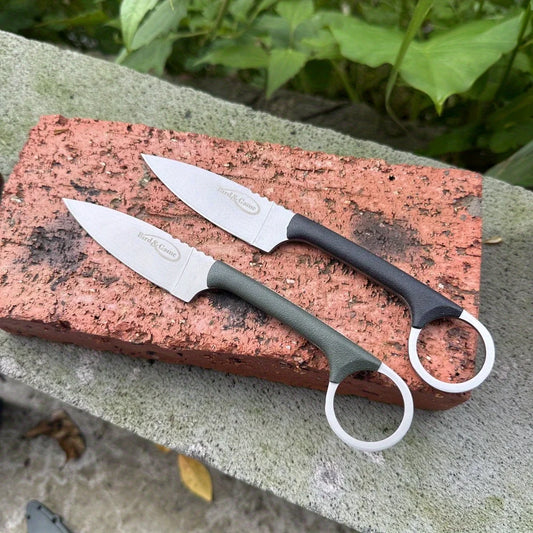 20AZ Straight Knife 440C Steel Blade Nylon ABS Handle Outdoor Camping Wilderness Survival EDC Pocket Knife A Man's Gift