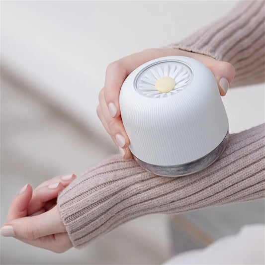 Clothes Hair Trimmer Clippers Scarf Lints Remover Trimming Machine Type-C Rechargeable Sweater Debris Removing Pink