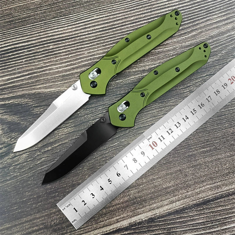 BM 940 Portable Folding Knife D2 Steel Blade Aluminum Alloy Handle Outdoor Camping Survival Tactics EDC Pocket Knife Men's Gift