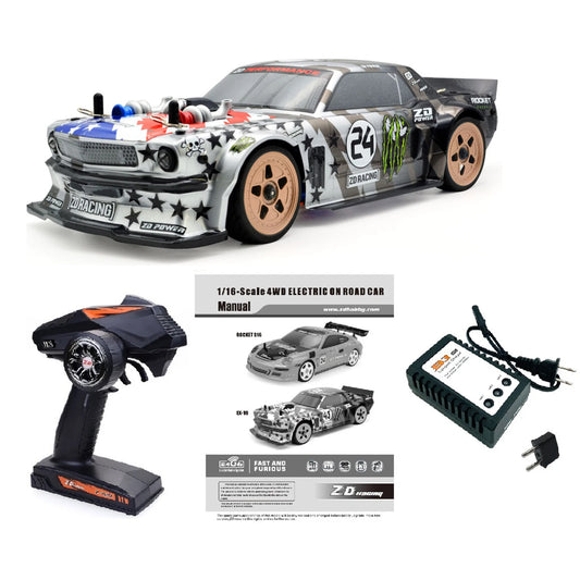 【Licensed New】ZD Racing 1/16 EX-16 On-Road Racer — Pro Drift Model & Collectible