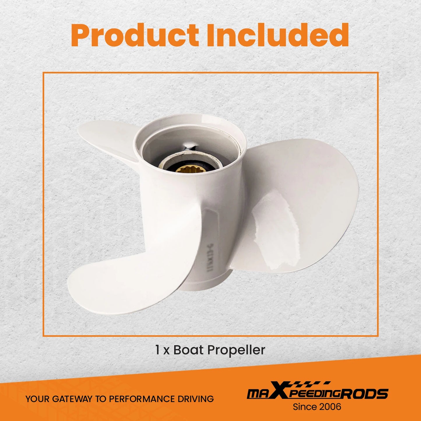 Boat Propeller for Yamaha 30hp Motor 11 1/8x13-G 3 Blade Aluminum 69W-45945-00-00 200340TLRB