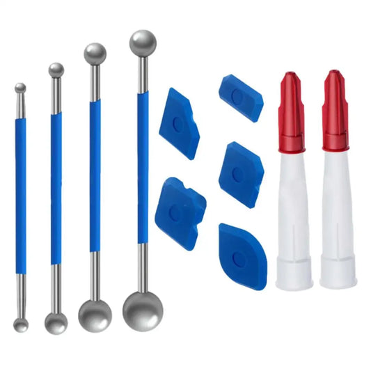 Silicone Caulk Remover Tool Silicone Scraper Tool Glass Glue Angle Scraper Grout Scraper Caulk Finishing For Window Sink Tile