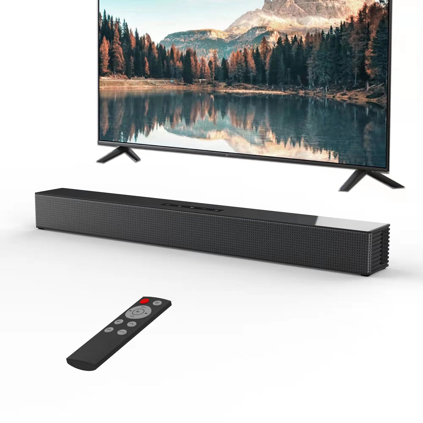 TV Soundbar Home Theater Sound Bar Wireless Bluetooth 5.0 HiFi Speaker for TV/PC Wall-mounted Caixa De Som