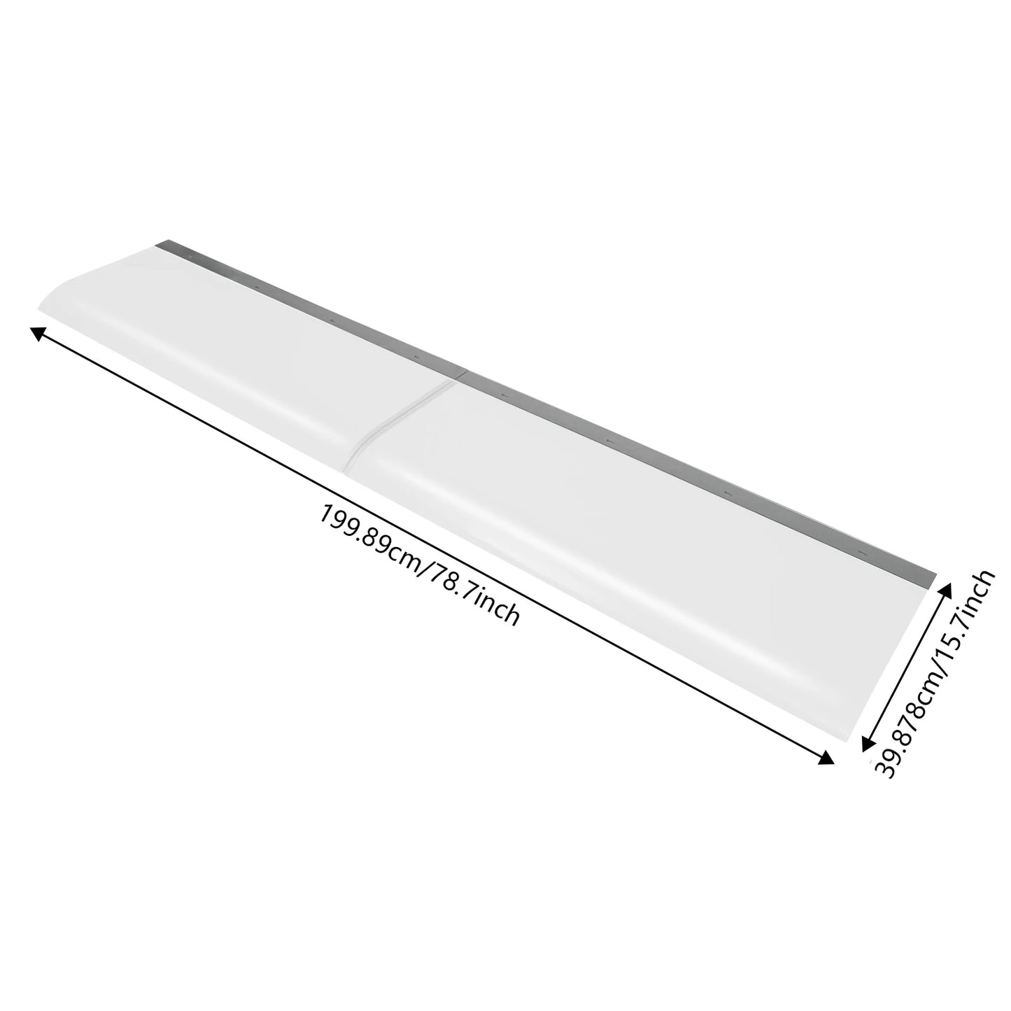 Rainproof Door Window Awning Invisible Rain Shelter Cover Outdoor Front Door Overhang Canopy High Quality 160x50cm/200x40cm