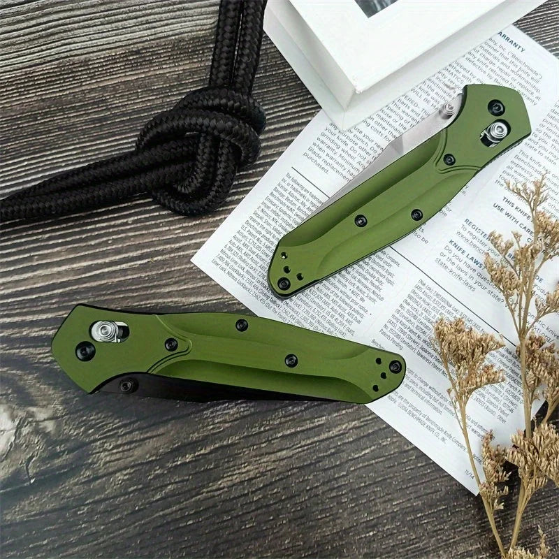 BM 940 Portable Folding Knife D2 Steel Blade Aluminum Alloy Handle Outdoor Camping Survival Tactics EDC Pocket Knife Men's Gift