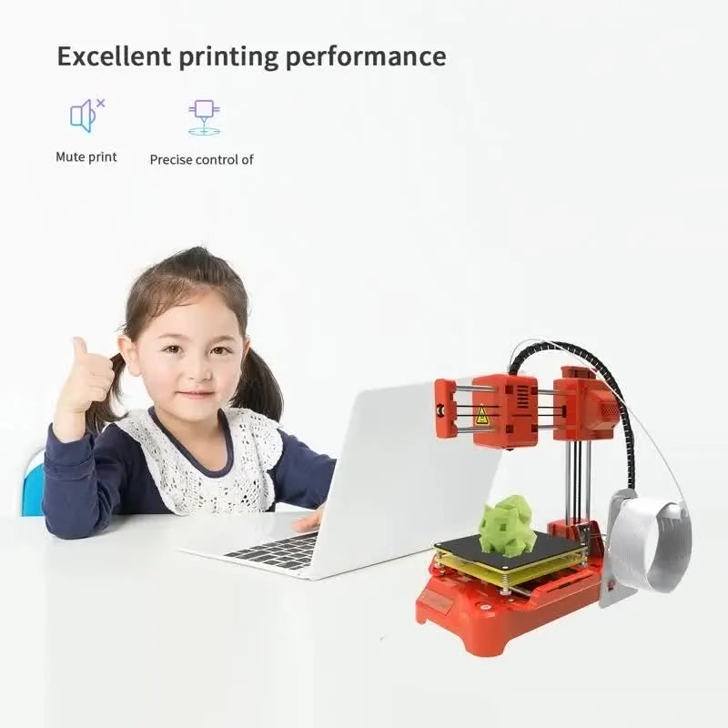 K7 EasyThreed Mini 3D Printer Kit DIY Complete Simple 3d Printing Machine K9 EasyThreed For Kids And Beginner