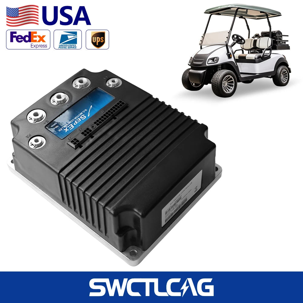 48V 400A 0-5KΩ DC Sepex Motor Controller for Curtis Ezgo Club Car Yamaha 1999-UP Golf Cart Electric Vehicle 1268-5403