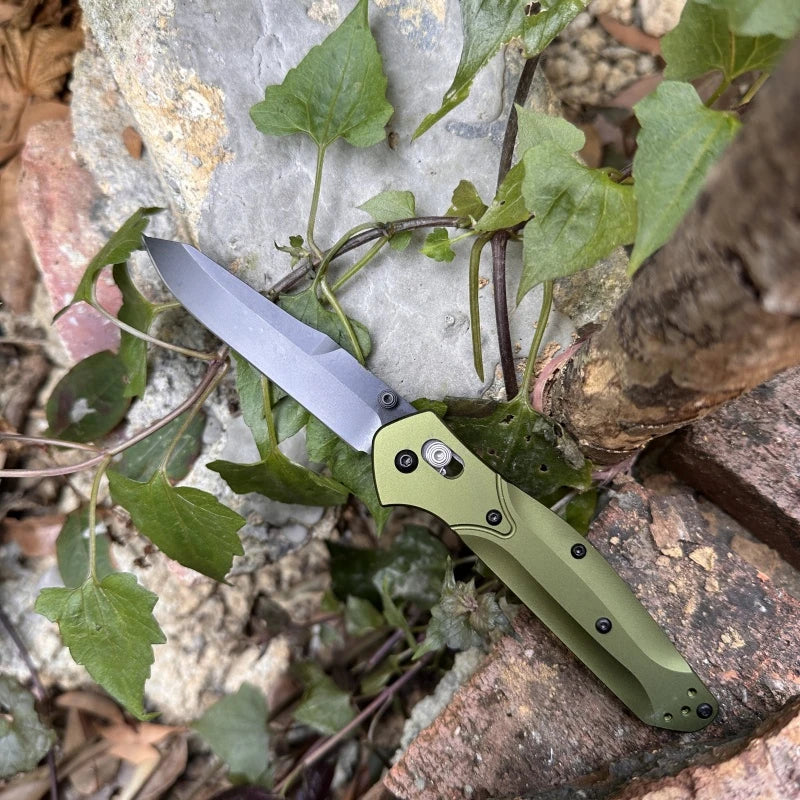 BM 940 Portable Folding Knife D2 Steel Blade Aluminum Alloy Handle Outdoor Camping Survival Tactics EDC Pocket Knife Men's Gift