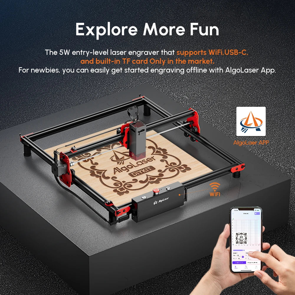 Cnc Laser Engraver Cutter Wood Printer 90W Laser Engraving And Cutting Machine Cnc Router Wifi Offline Metal Engraver Leather