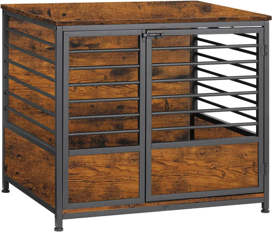 Dog cage furniture, medium-sized heavy-duty dog house cage with storage space, indoor living room, bedroom, side table