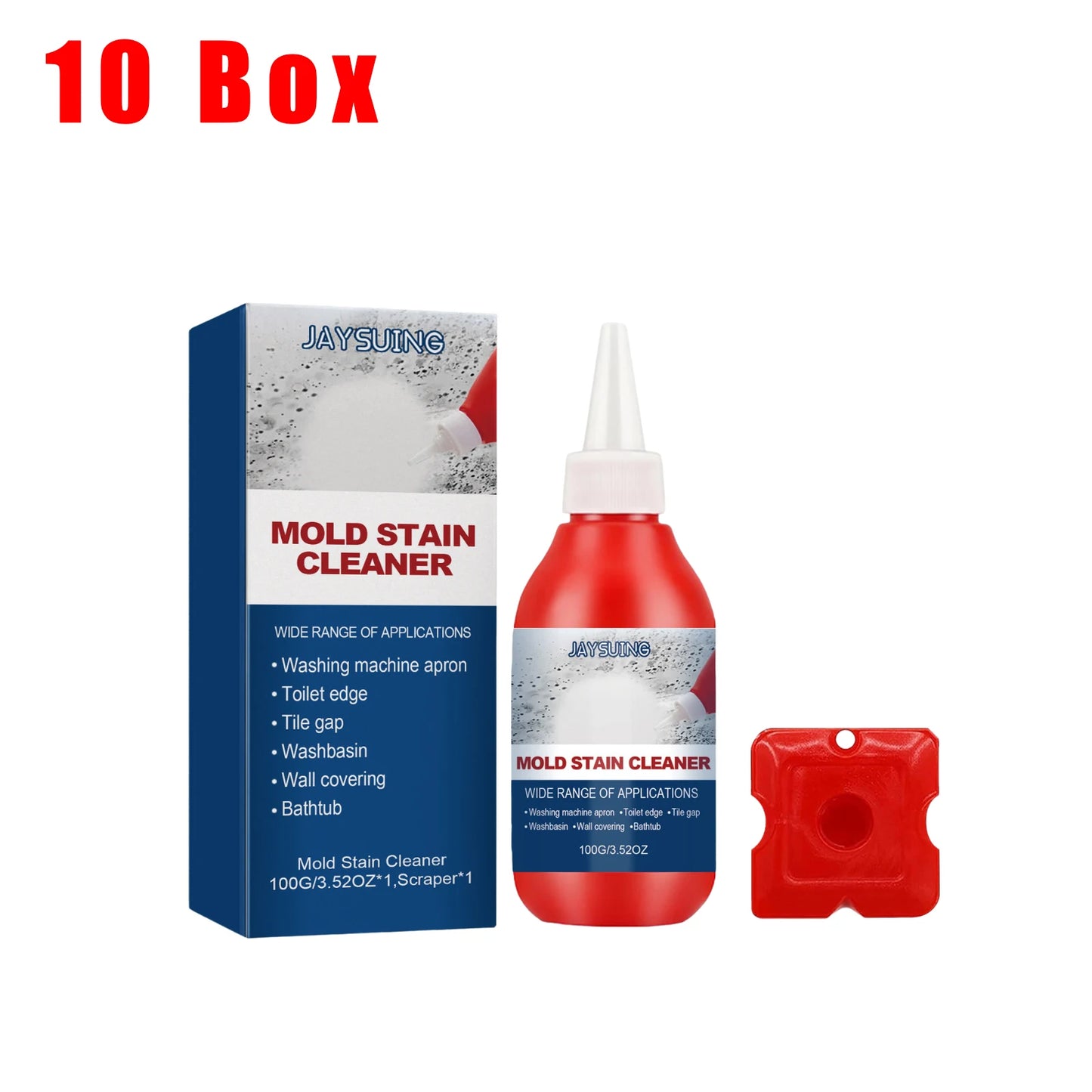 10pcs Mold Remover Gel Household Kitchen Toilet Wall Cleaning Cleaner Furniture Tile Dust Stain Removal Mildew Remover Agent