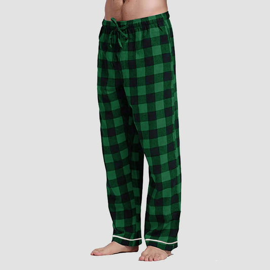 Thicken Warm Waterproof Trousers Male Casual Men'S High Waisted Red Plaid Thick Outdoors Casual Trousers Plus Size Gift