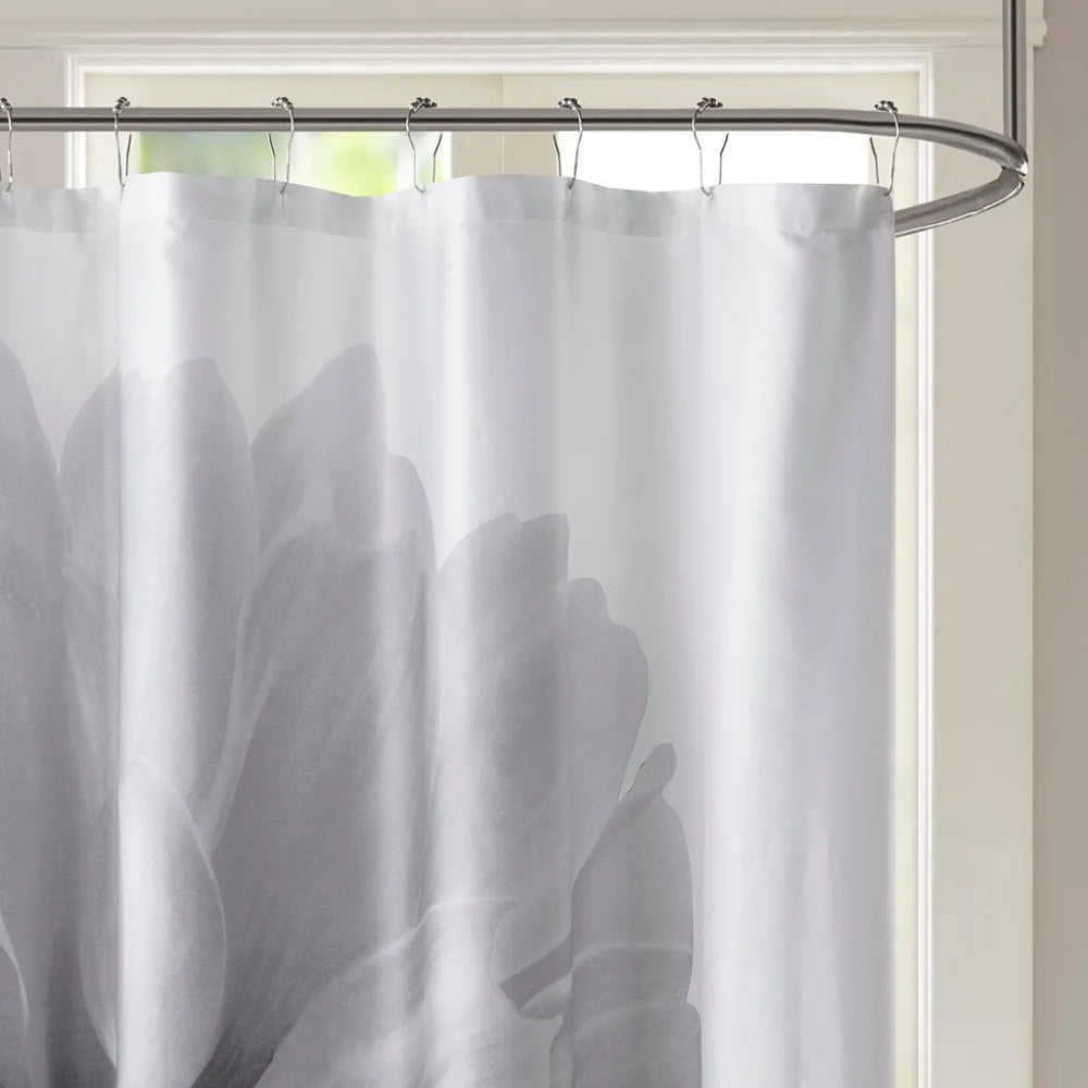 Printed Floral Cotton Shower Curtain Bathroom Products