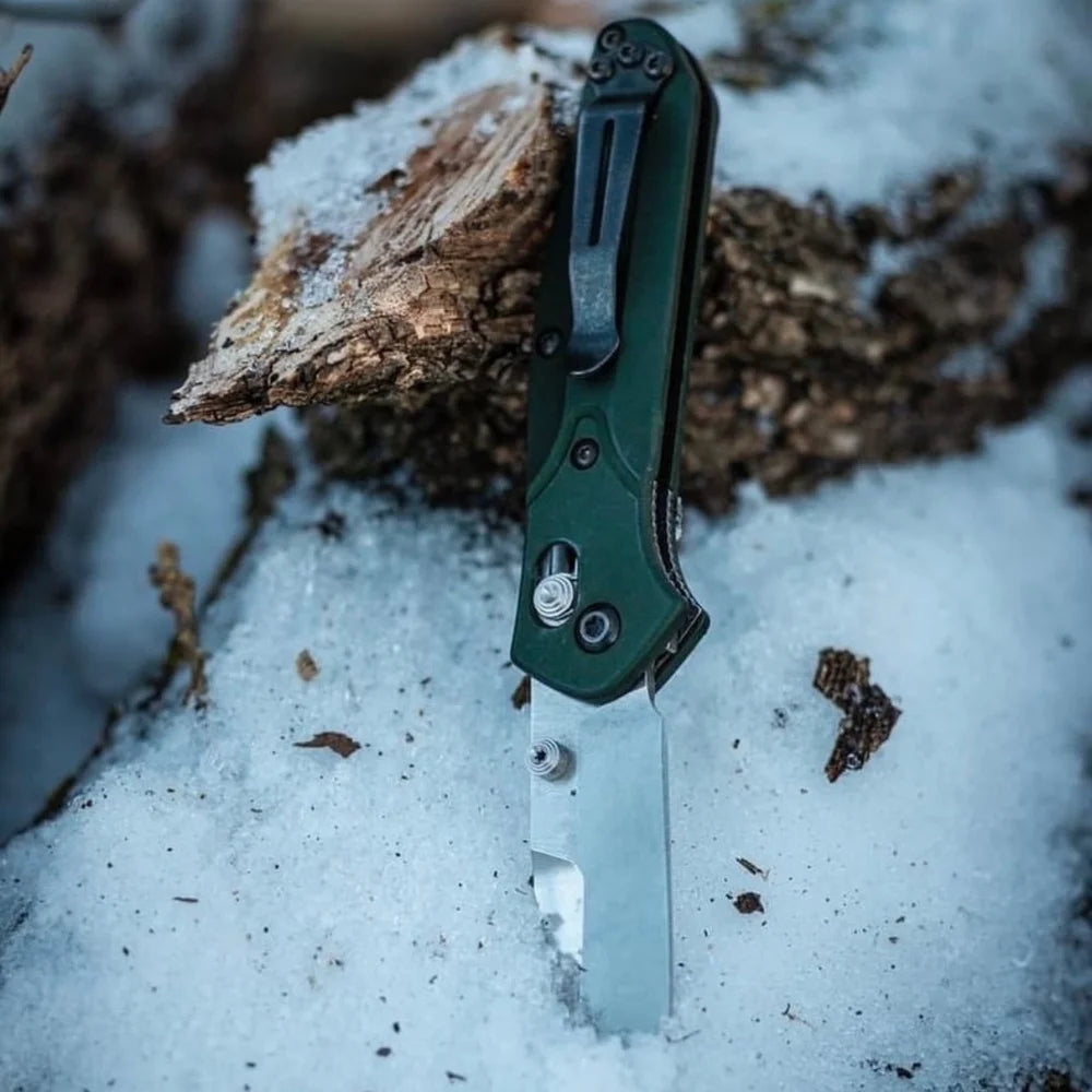 BM 940 Portable Folding Knife D2 Steel Blade Aluminum Alloy Handle Outdoor Camping Survival Tactics EDC Pocket Knife Men's Gift