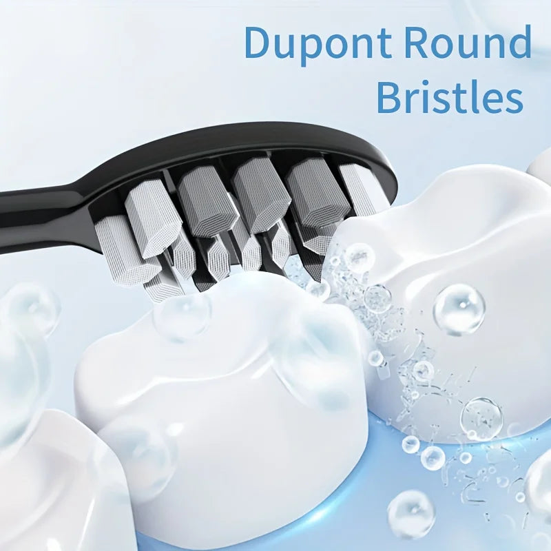 Electric Toothbrush Rotary Cleaning Teeth Brush Waterproof Electronic Tooth Brush With Timer USB Rechargeable Toothbrush 10 head