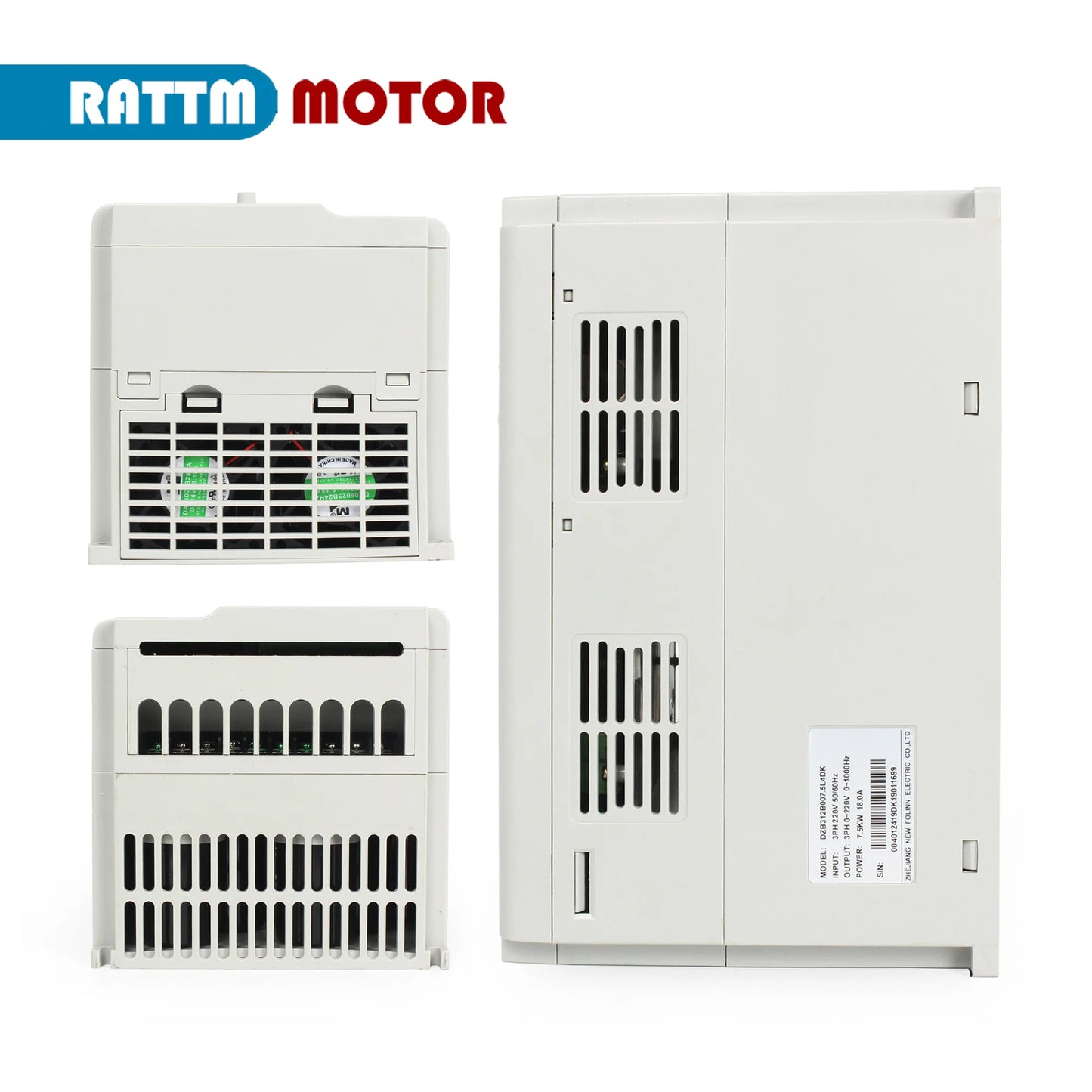 【Stock in EU / US】CNC BT30 ATC air cooled spindle motor 4.5KW 24000RPM 220V / 380V Automatic Tool Changeable spindle