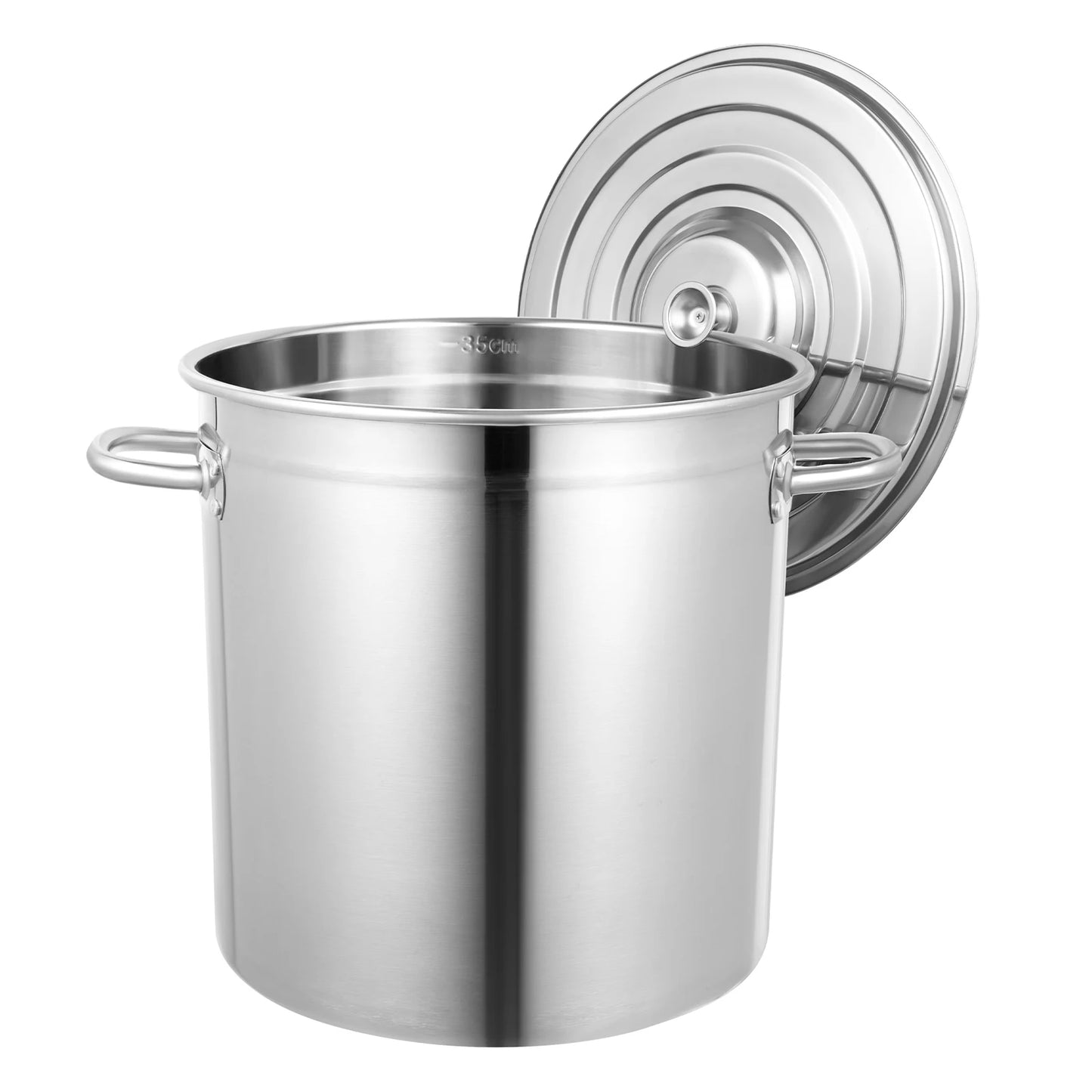Durable Stainless Steel Stock Pot With Cover And Handles