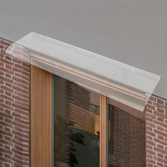 Awning Canopy UV Rain Snow Protection For Front Door/Porch Patio Roof, Rain Shelter Thicken Clear Cover (Size : 47.2*15.75 In)